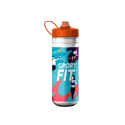 SQUEEZE SPORT FIT PP 750ML TAMPAS SORTIDAS 1035