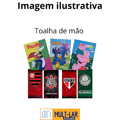 TOALHA BANHO PERSONAGENS/TIME