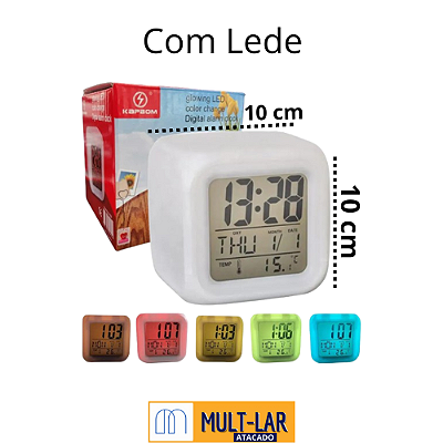 RELOGIO DESPERTADOR DIGITAL KA-7058