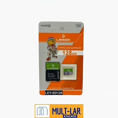 CARTAO DE MEMORIA 128GB LEHMOX LEY-SD128