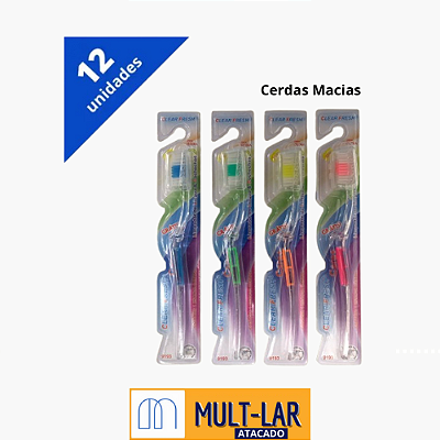 ESCOVA DENTE ADULTO CLEAR FRESH MEDIA DZ CF-9193