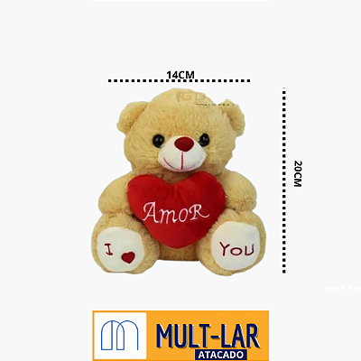 PELUCIA URSO 20CM FG9042
