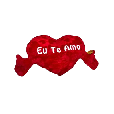 PELUCIA CORAÇAO C/ MAO 30CM FE6848