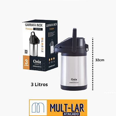 GARRAFA INOX PREMIUM 3,0LTS 1268