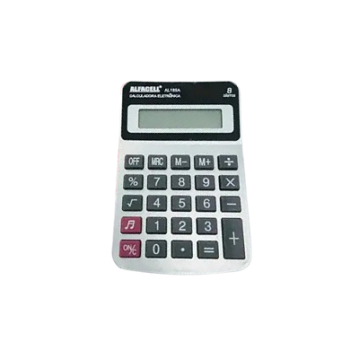 CALCULADORA 8 DIG 11X7CM AL185A