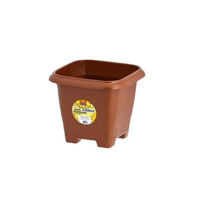 VASO QUADRADO CERAMICA 2 LTS 1332