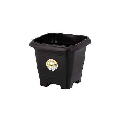 VASO QUADRADO PRETO 4.6 LTS 1333
