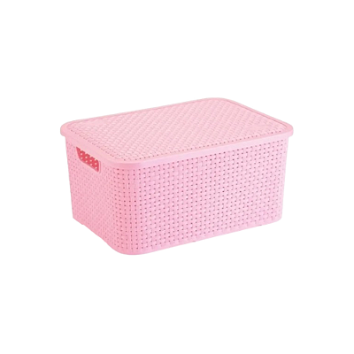 BM CAIXA RATTAN 3,5L ROSA BM2082