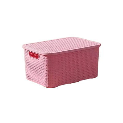 BM CAIXA RATTAN 7L ROSA BM2081