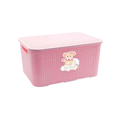 BM CAIXA RATTAN 18L ROSA BM2080