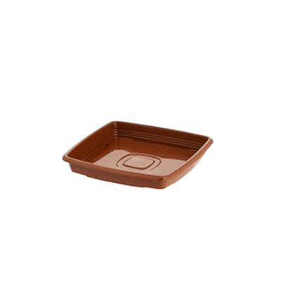PRATO VASO QUAD. CERAMICA 13,3CM 2832