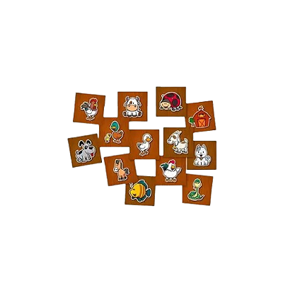 JOGO DA MEMMORIA FAZENDINHA 40PCS MDF 7692