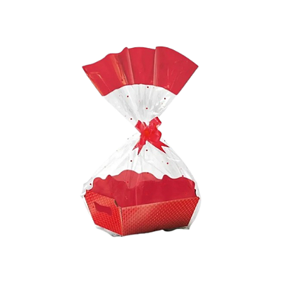 KIT CESTA CRISTALINO VERMELHO G 32X24X11 262358-AC
