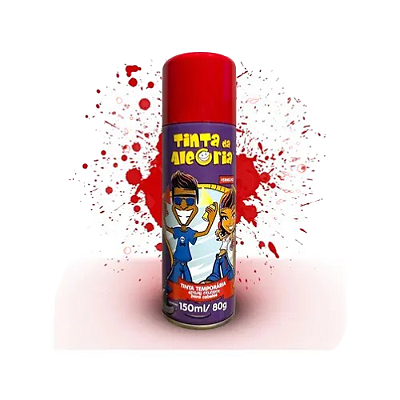 TINTA DA ALEGRIA 150ML VERMELHO