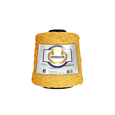 BARBANTE IMPERADOR 610 M FIO 6 AMARELO OURO