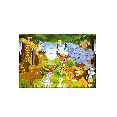 QUEBRA CABEÇA FLORESTA 30 PÇS MDF 7690