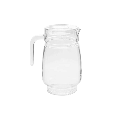 JARRA DE VIDRO 1,5L COM TAMPA LISA 15562