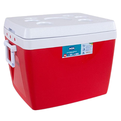 CAIXA TERMICA 75L VERMELHA 25108192