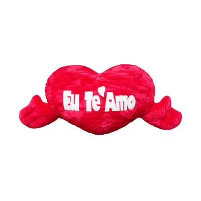 PELUCIA CORAÇAO C/ MAO 58CM FE6849