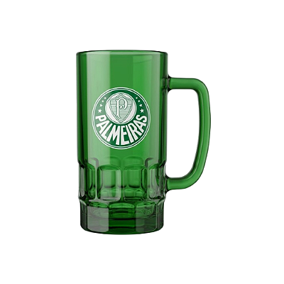 CANECA VIDRO 500ML PALMEIRAS XC3035C-3