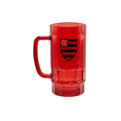 CANECA VIDRO 500ML FLAMENGO XC3035C-5