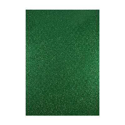 PLACA EVA 60X40 GLITTTER VERDE ESCURO KZ371 PT C/5
