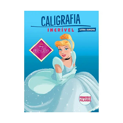 CADERNO CALIGRAFIA PRINCESAS