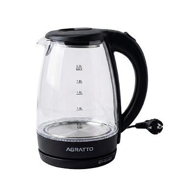 CHALEIRA ELETRICA AROMA VIDRO 127V 2,2L 1000W AGRATTO