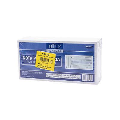 NOTA PROMISSORIA 20X9 CM PCT C/20 69678