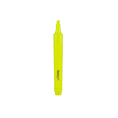 MARCA TEXTO DASHLINGT NEON AMARELO C/12 CA2201