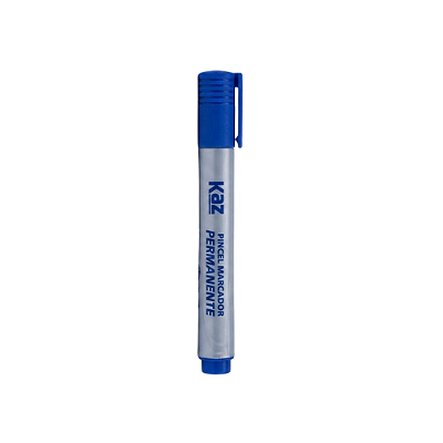 PINCEL MARCADOR PERMANENTE AZUL MARK KZ2047AZ CX C/10 UND
