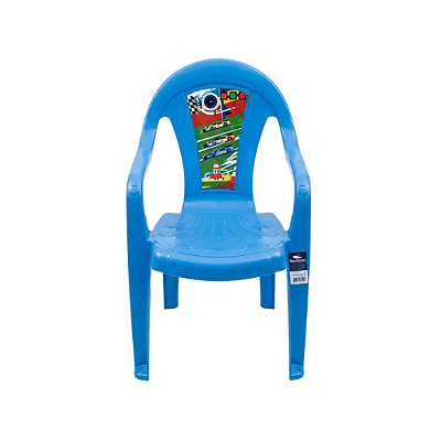 POLTRONA INFATIL STILE CARROS AZUL 2074