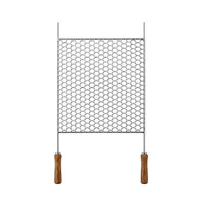 GRELHA MOEDA 40X50 CROMADO 1-121
