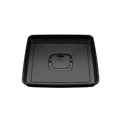 PRATO VASO QUAD. PRETO 29,5 CM 2831