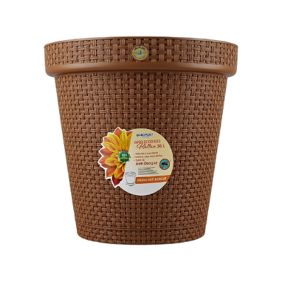 VASO RED. RATTAN TERRACOTA 36LT 25825