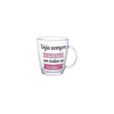 CANECA VIDRO 370ML 14629
