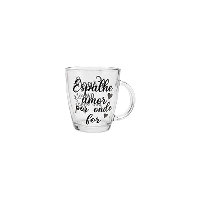 CANECA VIDRO 370ML 14625