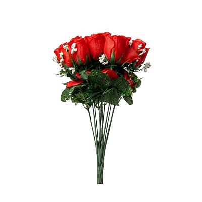 FLOR ARTIFICIAL COM CORAÇÃO PCT C/24 DV81442