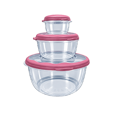 CONJ. 3 POTE RED. COM TRAVA SANREMO 706/57C