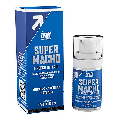 Gel Potencializador Estimulante Afrodisíaco Masculino Intt Super Macho 17ml