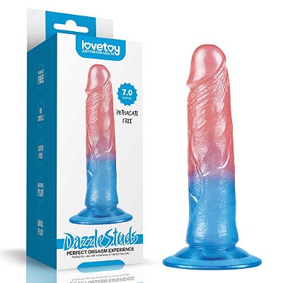 Prótese Realística Dildo Com Ventosa Dazzle Studs Lovetoy