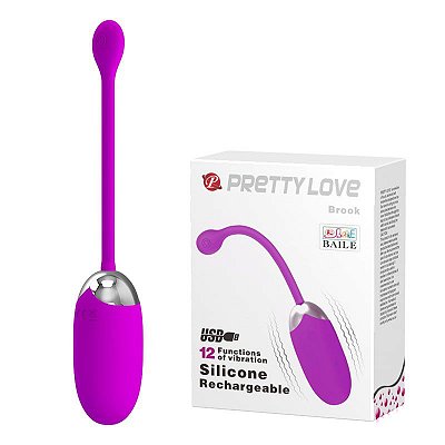 Vibrador Bullet Para Clitóris Em Silicone 12 Velocidades Pretty Love Brook