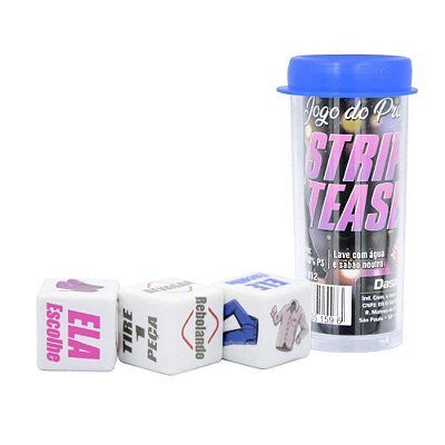 Dado Dadinho Erótico Jogo do Prazer Strip Tease