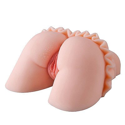 Masturbador Masculino Em Formato de Bunda Com Vagina e Ânus