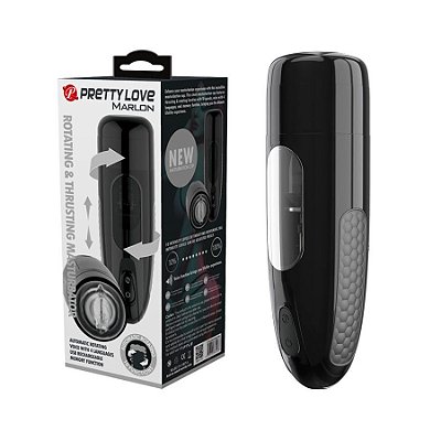Masturbador Masculino Vagina Recarregável Sobe e Desce Marlon