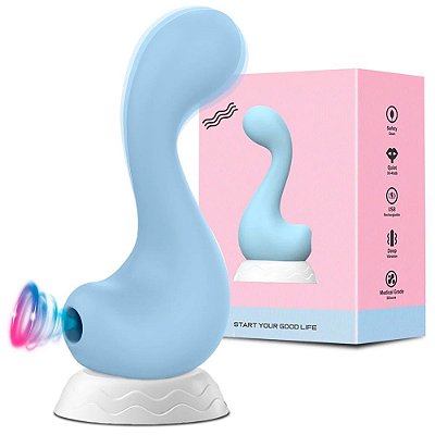 Vibrador Estimulador de Ponto G e Clitóris Com App Bluetooth Swan-B