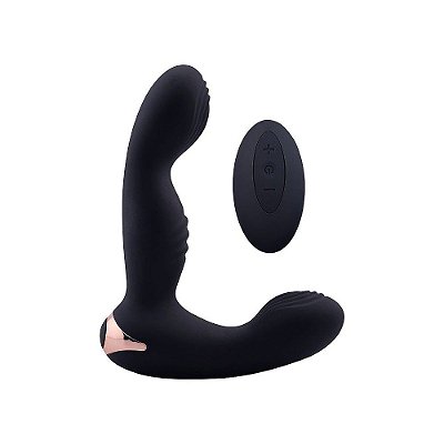 Vibrador Plug Anal Estimulador Massageador de Próstata Com Controle Sem Fio