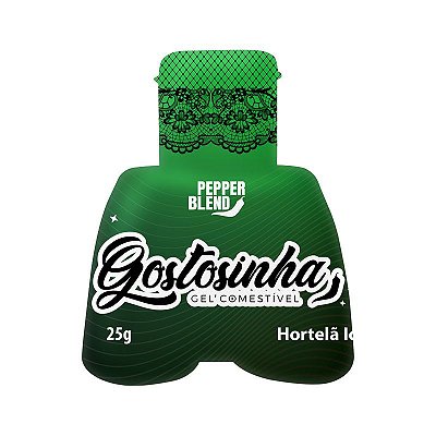 Gel Comestível Efeito Gelado Sabor Hortelã Ice Gostosinha Pepper Blend