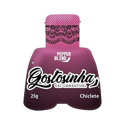 Gel Comestível Efeito Hot Sabor Chiclete Gostosinha Pepper Blend
