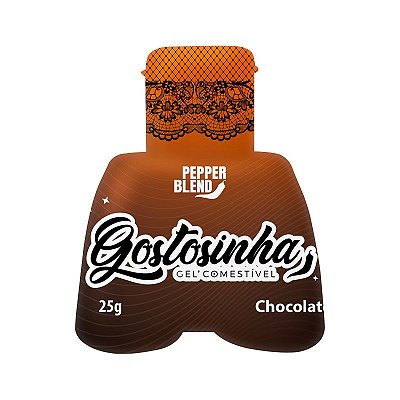 Gel Comestível Efeito Hot Sabor Chocolate Gostosinha Pepper Blend